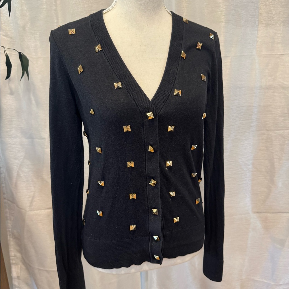 Kate Spade Black cardigan Sweater Rockstud